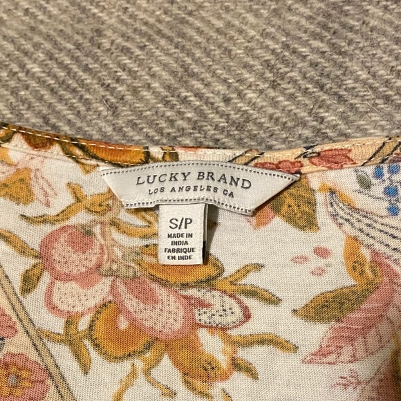 LUCKY BRAND Patterned Cross Body Shirt (size S) - Picture 7 of 7
